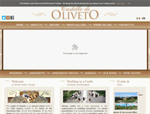 Tablet Screenshot of castellooliveto.it